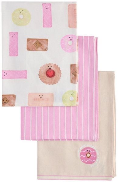 Next Geschirrtuch 3er-Set Geschirrtücher, Biscuit, (3-tlg)