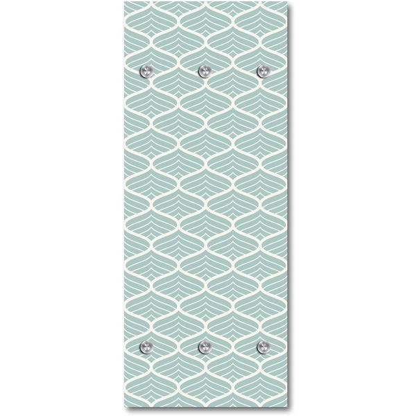 Queence Garderobe - "Maxime" Druck auf hochwertigem Arcylglas inkl. Edelstahlhaken und Aufhängung, Format: 50x120cm