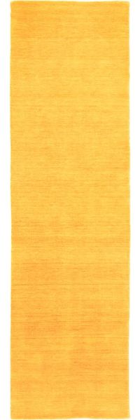 Gabbeh Teppich - Loribaft Softy - Teppstar 300 x 80 cm - gelb - läufer