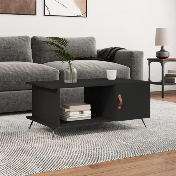 vidaXL Couchtisch Schwarz 90x50x40 cm Holzwerkstoff 829461