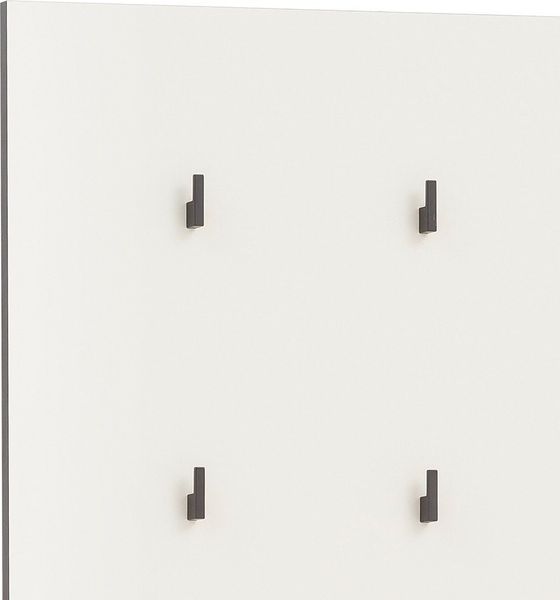Lomadox Garderobenpaneel ALTAMURA-80, erweiterbare Kleiderhaken Garderobe modern in beige
