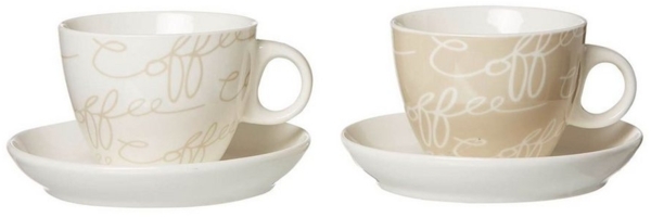 Ritzenhoff & Breker CORNELLO Cappuccino Set creme 4-teilig