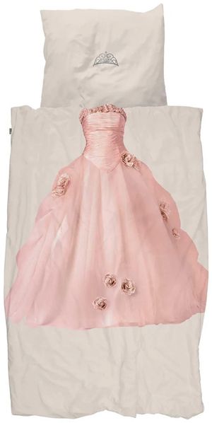 Snurk Bettbezug - Princess - 140x200/220 cm - Beig