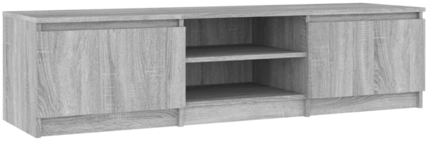 vidaXL TV-Schrank Grau Sonoma 140x40x35,5 cm Holzwerkstoff 815358