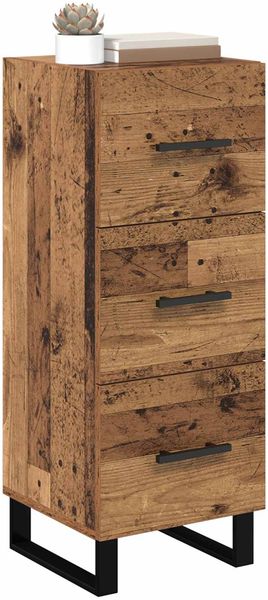 vidaXL Sideboard Altholz 34,5 x 34 x 90 cm Holzwerkstoff 881585 Bild 3