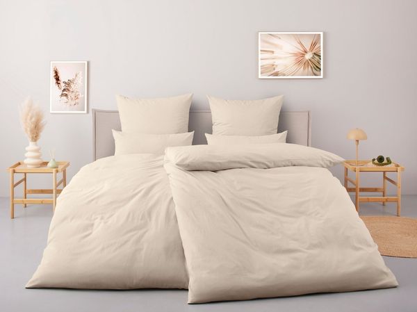 OTTO home Bettwäsche Luisa, Baumwoll-Leinen Mix, 2 teilig, ab Gr. 135x200, auch in PREMIUM Qualitäten erhältlich, Streifen