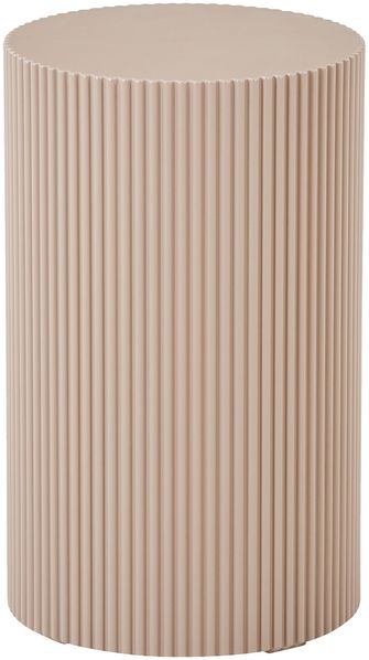 Beistelltisch >Farense< in Beige / Grau, MDF - 50x30cm (HxD)