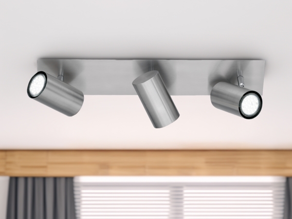 Trio Marley Deckenleuchte 35W, GU10, Nickel matt (802400307)