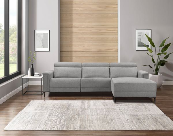 OTTO home Ecksofa LUND, L-Form, 261cm, man. o. elektr. Relaxfunktion (mit USB-A), und Kopfteilverstellung