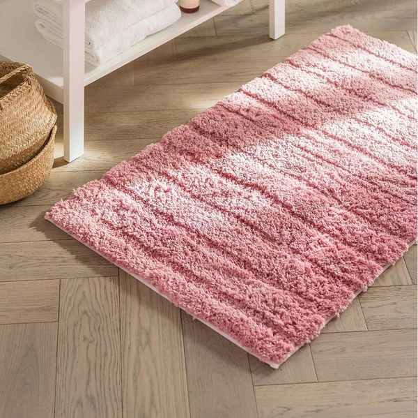 Karat Badematte Shine, 4 Farben & 3 Größen, Badteppich, Höhe 28 mm, TPR Rücken, schnell trocknend, Polyester, pflegeleicht, Badezimmer