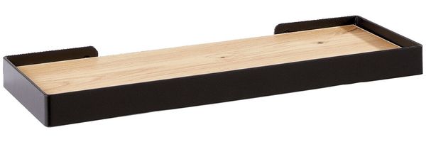 XORA 'RICKY' Wandregal, Holznachbildung Eiche natur, 40 x 3 x 15 cm, Belastbarkeit max 10kg