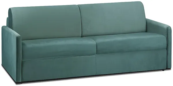 Vente-unique - CALIFE Sofa SamtStoff Grün - B 223 cm94 cm x H 85 cm x L 190 cm