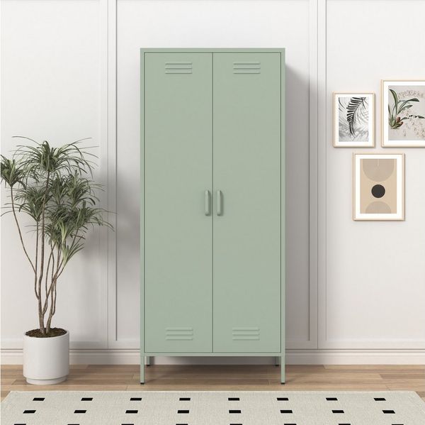 OTTO home Drehtürenschrank Kleiderschrank Schrank Metallschrank Mehrzweckschrank Siena Spind (in 4 Farben aus Metall) in der Höhe verstellbar, abschließbar