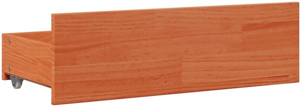vidaXL Massivholzbett ohne Matratze mit Schubladen Braun 75x190 cm 3308830 Bild 8