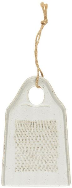 Ib Laursen - Kleine Reibe aus Keramik 9x14,5cm Weiß 92244-00