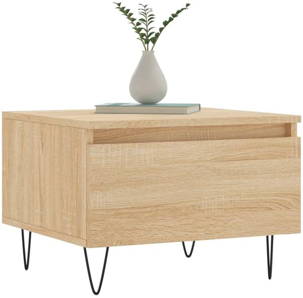 Couchtische, Sofatische 2 Stk. Sonoma-Eiche 50x46x35 cm Holzwerkstoff Bild 3