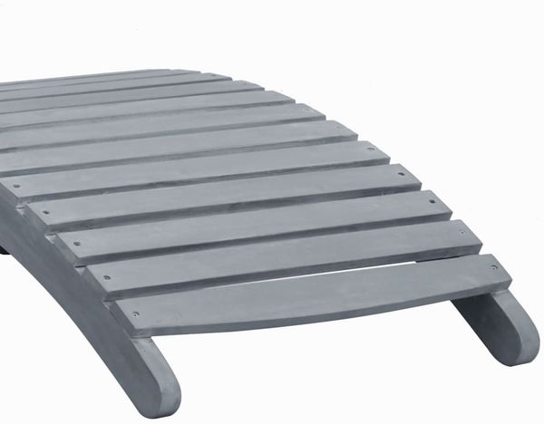 vidaXL Sonnenliege Grau Massivholz Akazie 45959 Bild 7