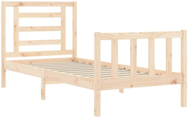 vidaXL Massivholzbett ohne Matratze 90x200 Kiefernholz 3192866 Bild 11