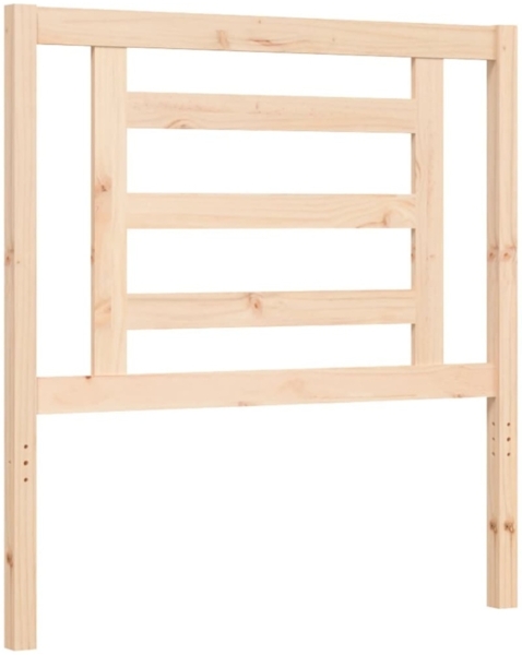 vidaXL Massivholzbett ohne Matratze 90x200 Kiefernholz 3192866 Bild 3