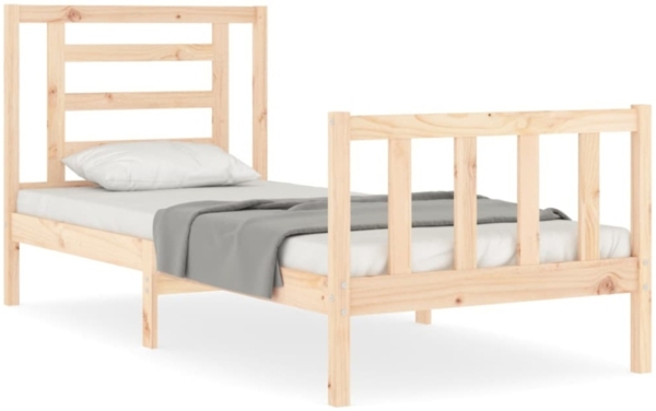 vidaXL Massivholzbett ohne Matratze 90x200 Kiefernholz 3192866 Bild 10