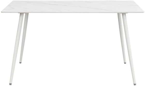 Esstisch Mariel / Madrid, Weiß, 140 x 75 x 80 cm