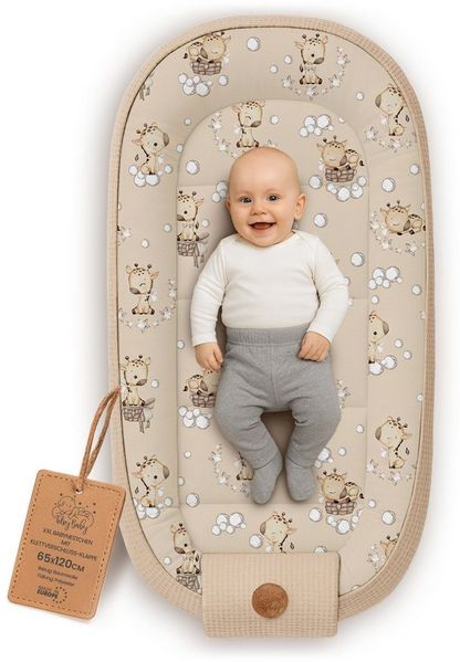 Totsy Baby Nestchenschlange Babynest Neugeborene Nestchen Baby - Kokon Handmade