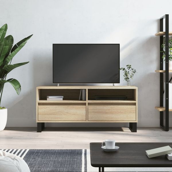 vidaXL TV-Schrank Sonoma-Eiche 100x34,5x44,5 cm Holzwerkstoff 831247