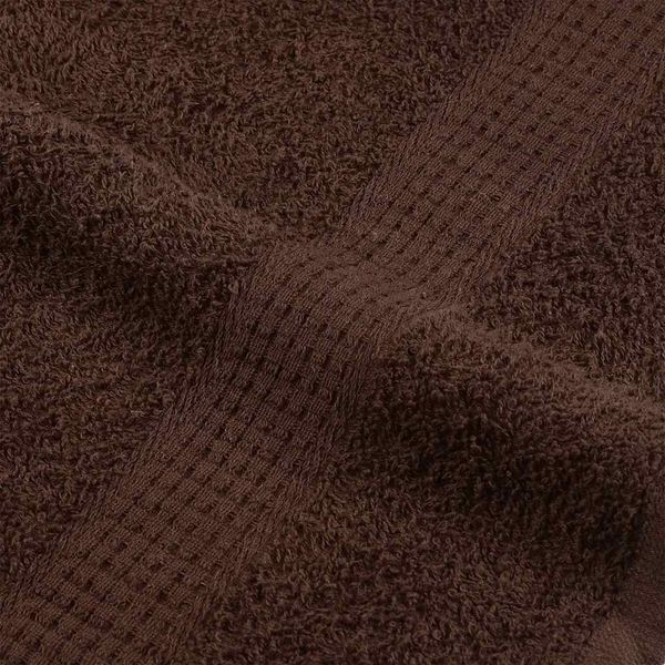 vidaXL Duschtücher FROGN 2 Stk. Braun 70x140 cm 360 g/m² 136761 Bild 7