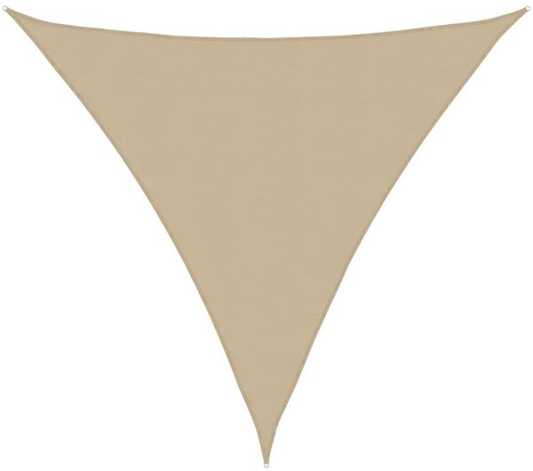 vidaXL Sonnensegel Oxford-Gewebe Dreieckig 4x4x4 m Beige 135176