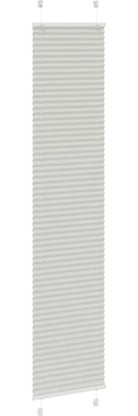 vidaXL Plissee Hellgrau 45x200 cm Stoffbreite 44,4 cm Polyester 4015353 Bild 3