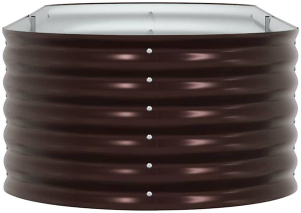 vidaXL Hochbeet Braun 240 x 80 x 44 cm Stahl 42008139 Bild 7