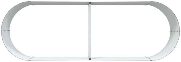 vidaXL Hochbeet Braun 240 x 80 x 44 cm Stahl 42008139 Bild 8