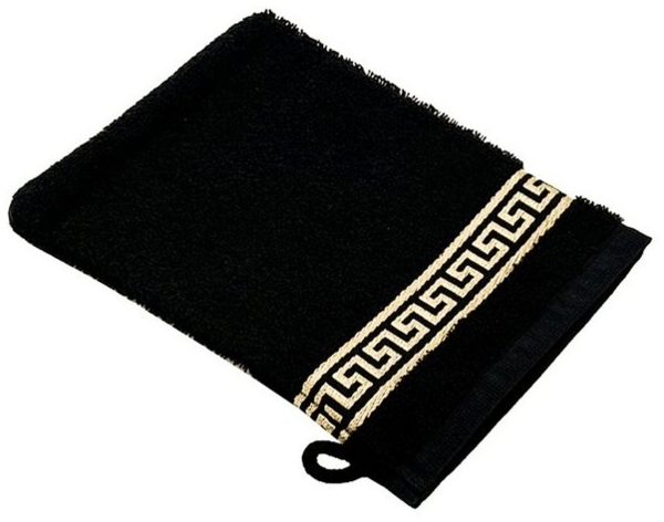 Belle Arti Handtücher Luxus Mäander Gästetücher Badetücher Duschtücher Saunatücher in Set, (1-St), schwarz, weiss, beige, rot, gold, 100% Baumwolle, Frottee, eingestickt Bild 4