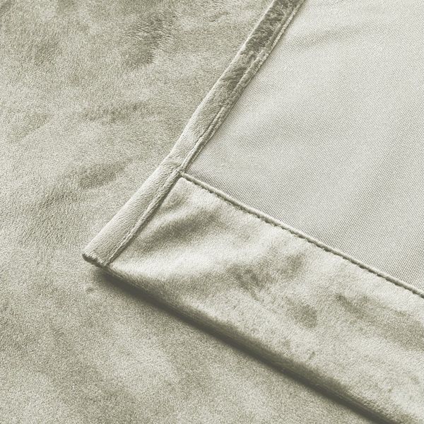 Stoffschmiede Gardine, Velour, Verdunkler, Kräuselband, verdunkelnd