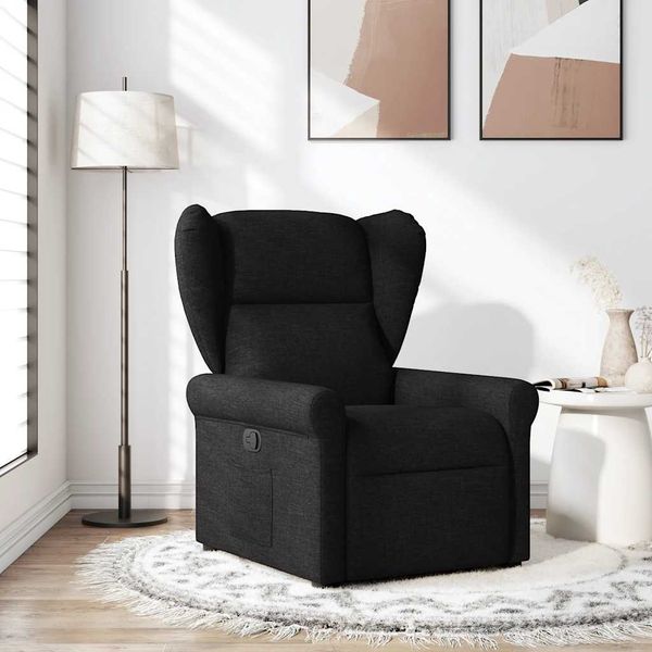 vidaXL Relaxsessel Schwarz Stoff 4015658
