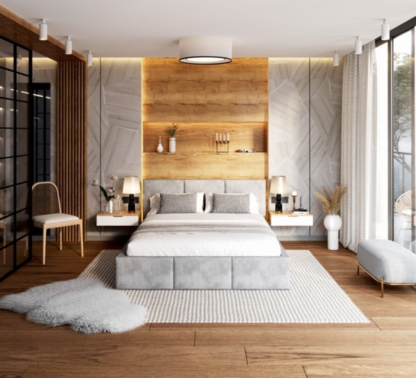 thematys Polsterbett Stauraumbett Bett mit Bettkasten - MADE IN EU - mit samt Velours Bezug (verfügbar 90x200 120x200 140x200 160x200 180x200cm, Bettrahmen, Bett, Optional mit Matratze bestellbar, mit großen gepolsterten Kopfteil, mit Bettkasten zum au...