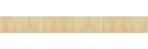 vidaXL Teppich Rechteckig Hell Natur 60x500 cm Bambus 376735 Bild 2