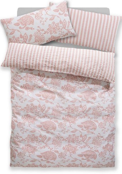 OTTO home Bettwäsche Nordby, Soft-Seersucker, 2 teilig, Bettwäsche aus Baumwolle, skandinavisches Design, ab Größe 135x200 cm