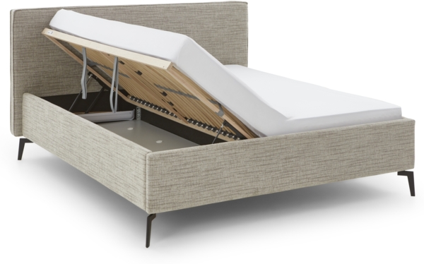 Polsterbett >Riva mit BK< Liegefläche 180x200 cm, Toffee, Stellmaß: 205x112x216cm (BxHxT) Bild 6