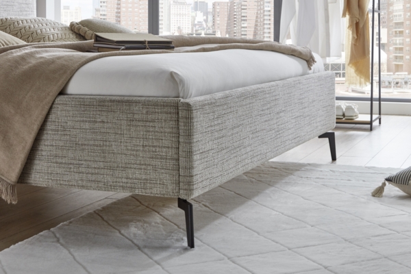 Polsterbett >Riva mit BK< Liegefläche 180x200 cm, Toffee, Stellmaß: 205x112x216cm (BxHxT) Bild 5