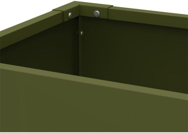 Westmann Vedura M | Metall Balkon Hochbeet | Olive Bild 3