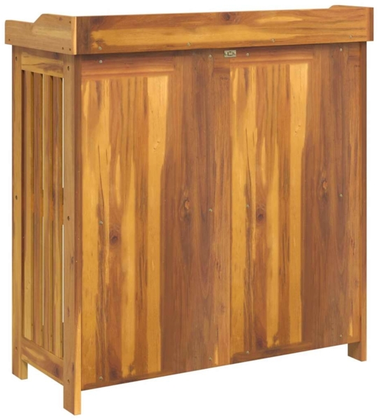 vidaXL Garten-Schrank Braun 93 x 41,5 x 98 cm Massivholz Akazie 42001365 Bild 7