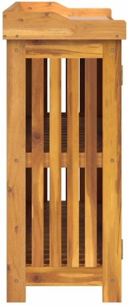 vidaXL Garten-Schrank Braun 93 x 41,5 x 98 cm Massivholz Akazie 42001365 Bild 6