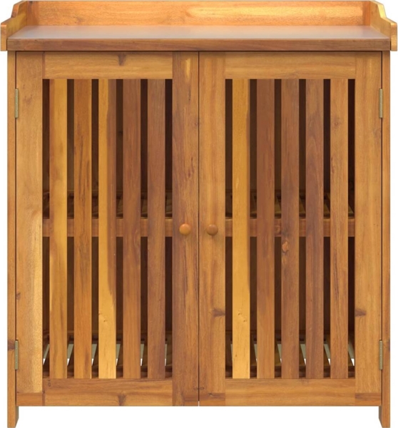 vidaXL Garten-Schrank Braun 93 x 41,5 x 98 cm Massivholz Akazie 42001365 Bild 5