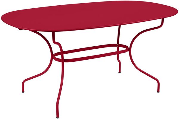Opéra+ Ovaler Tisch 160x90 cm Outdoor Chili