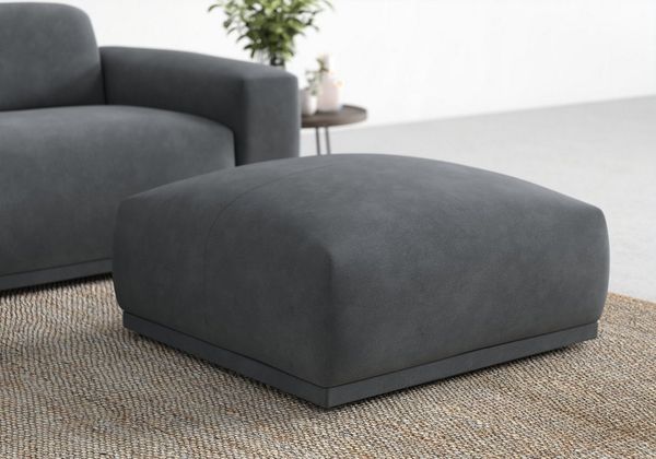 TRENDMANUFAKTUR Hocker Braga, mit hochwertigem Kaltschaum, quadratisch, in Cord erhältlich (1 St), moderner Polsterhocker, 85/42/85 cm (B/H/T)