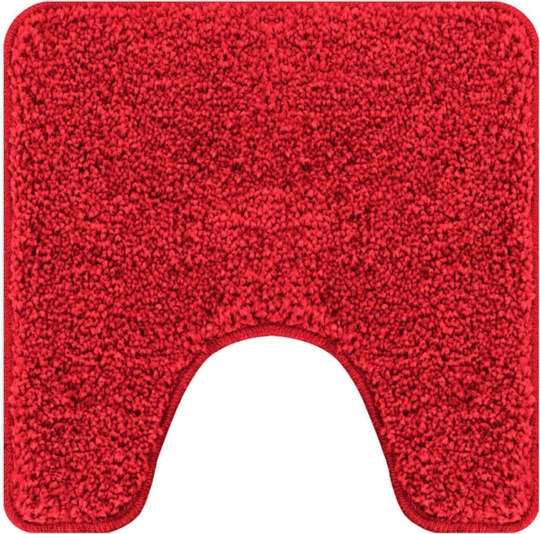 vidaXL Badematte Rot 50 x 50 cm Polypropylen 4019818