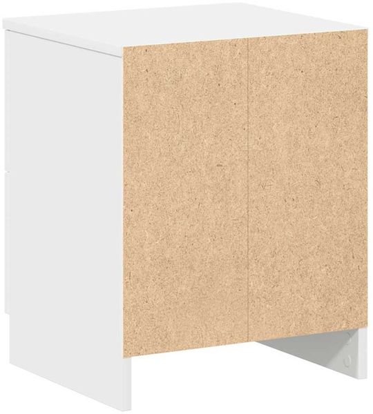 vidaXL Nachttisch mit 2 Schubladen Weiß 40x36x50 cm 858785 Bild 7