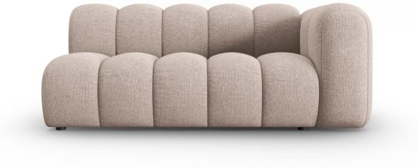 Micadoni Modulares Sofa Lupine 3-Sitzer Rechts Chenille Haga Beige