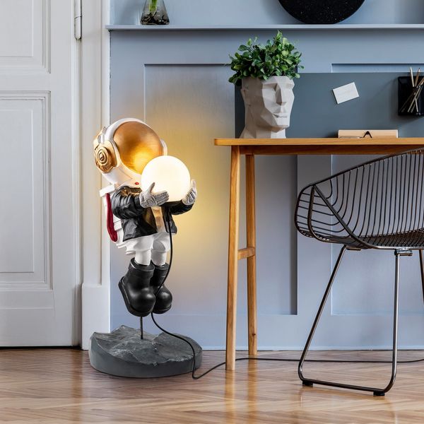 Stehlampe, 'Astronaut', 78 x 36 x 35, Mehrfarbig